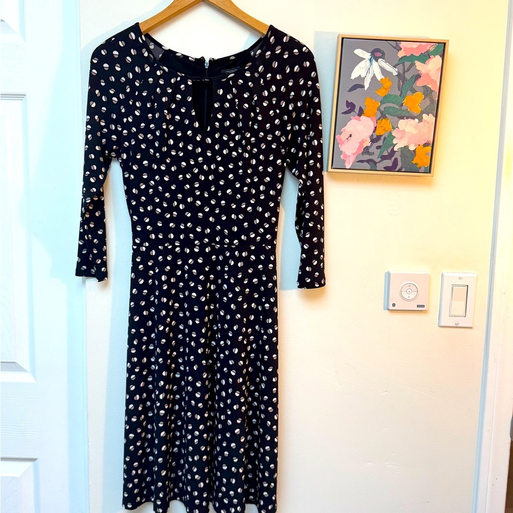 Ann Taylor Factory Classic 40’s Style Stretch Fabric Dress